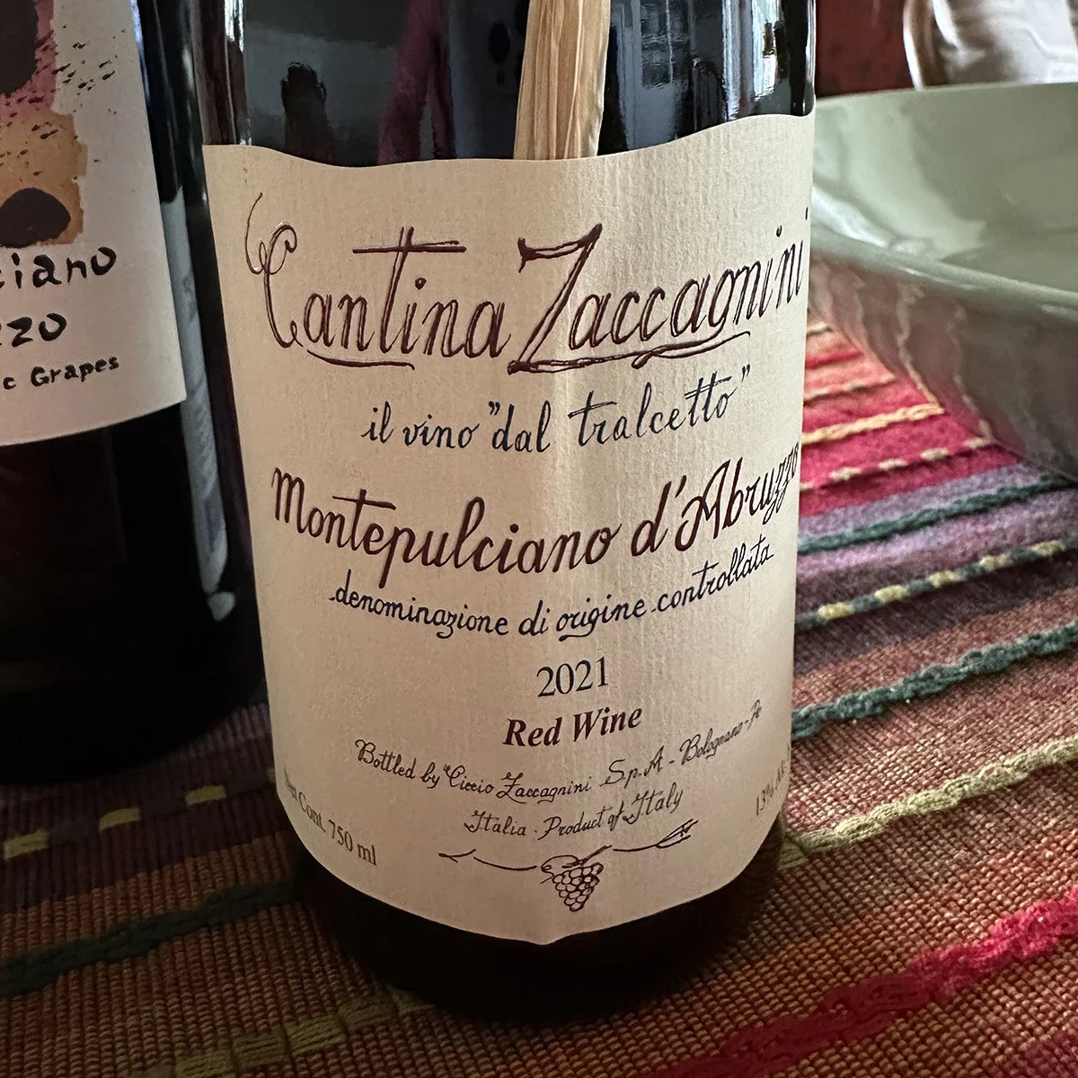 Cantina Zaccagnini wine bottle