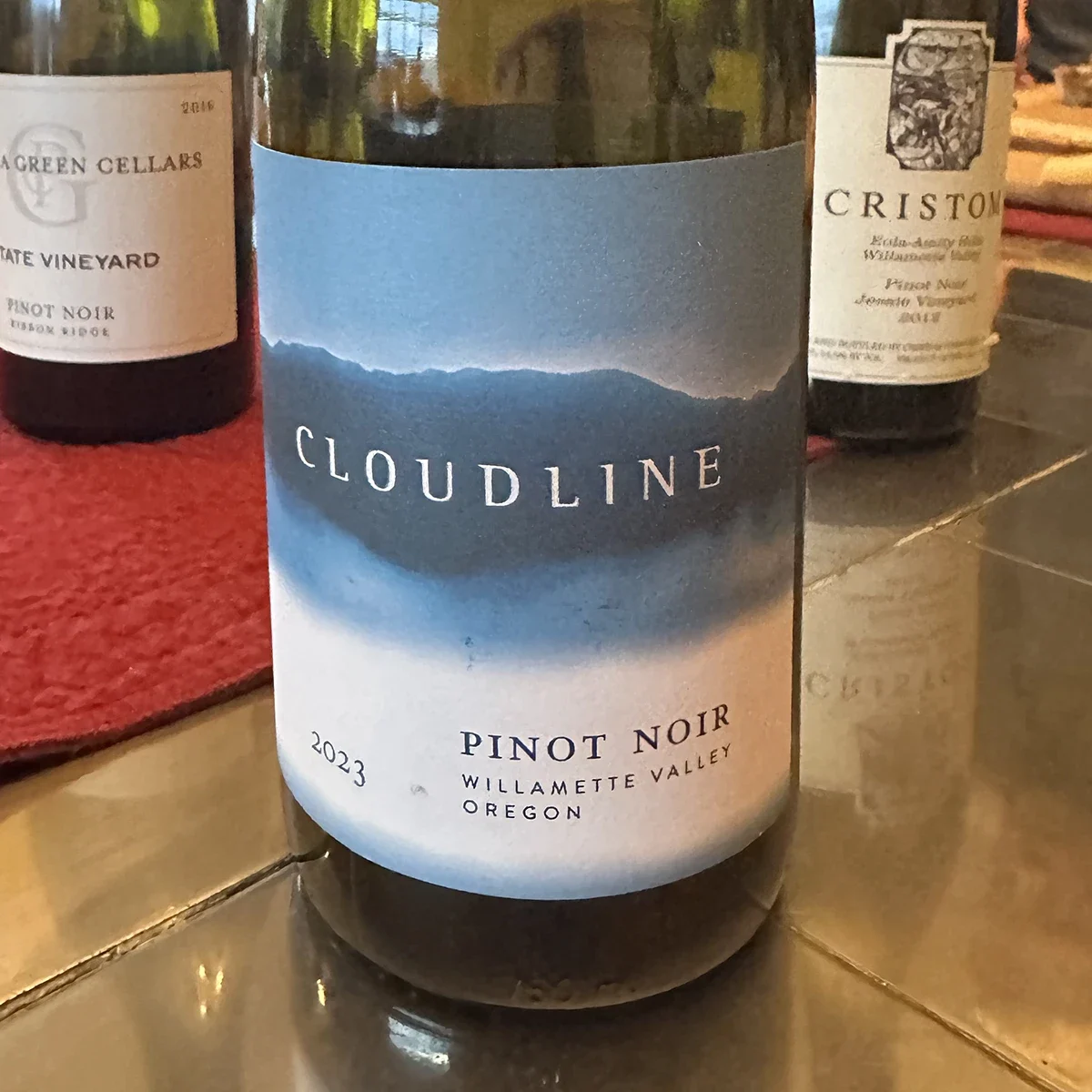 Cloudline wine bottle