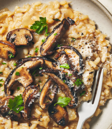 WILD MUSHROOM RISOTTO (paired with Valpolicella Ripasso) 