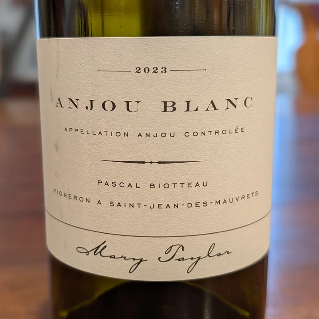 Anjou blanc pascal biotteau mary taylor