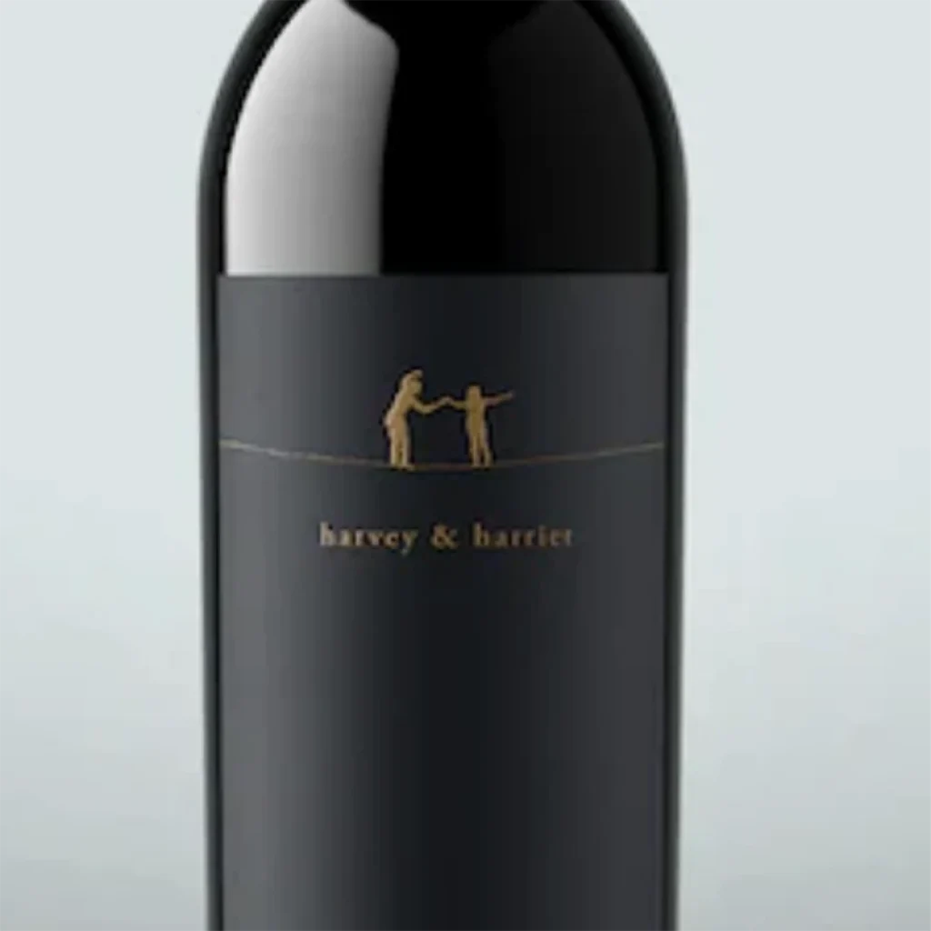 Harvey and Harriet Red wine bottle