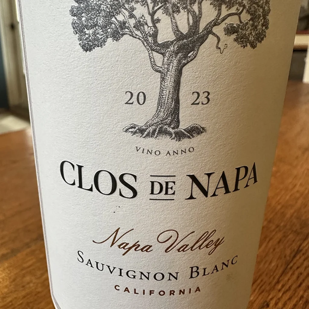 Clos de napa napa valley sauvignon Blanc Califorrnia